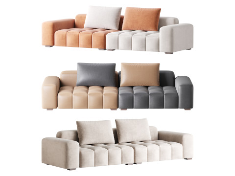 Modernism Square Standard Sofa 3Dモデル