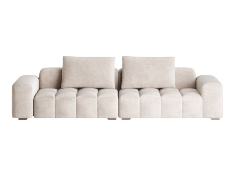 Modernism Square Standard Sofa Modello 3D