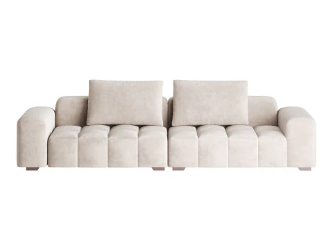 Divano standard quadrato modernista Modello 3D