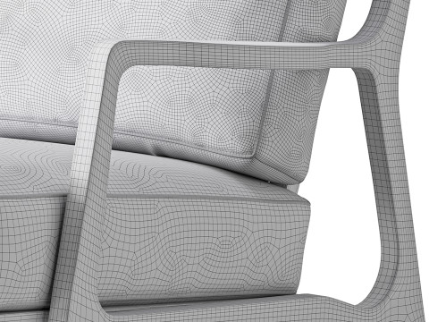 Verity Lounge Chair Model 3D