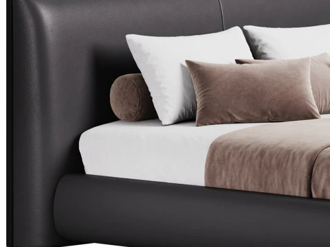 Bed Mid-Century Modern 3D Model