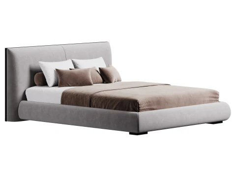 Bed Mid-Century Modern 3D Model
