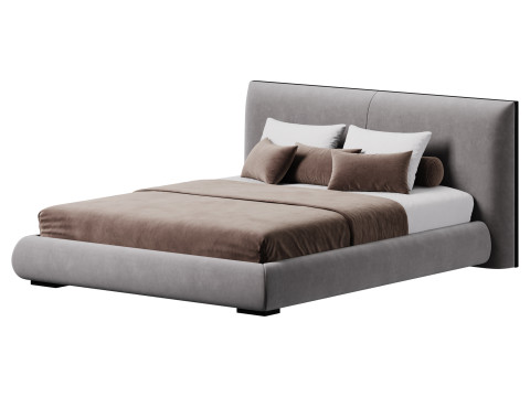 Bed Mid-Century Modern 3D Модель