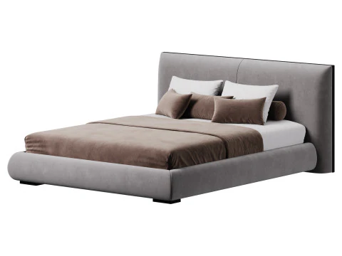 Bed Mid-Century Modern 3D Model