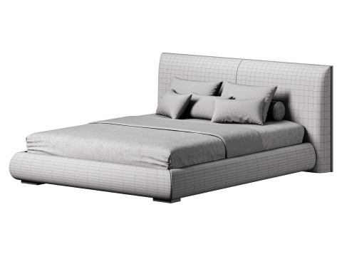 Bed Mid-Century Modern 3D Модель