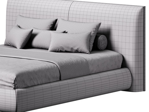 Bed Mid-Century Modern 3D Модель