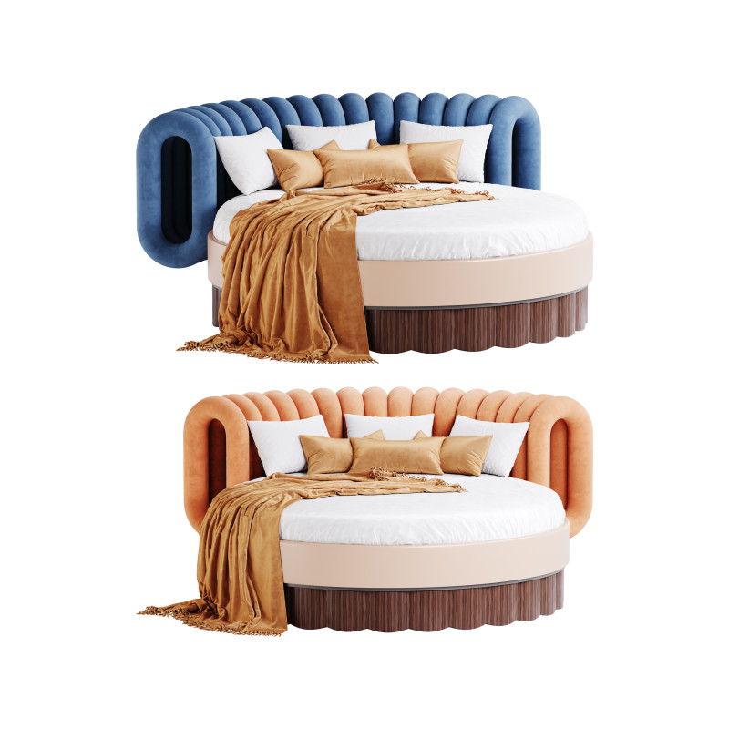 21st Century Post Future Bed 3D 모델 .c4d .max .obj .3ds .fbx .stl .blend 