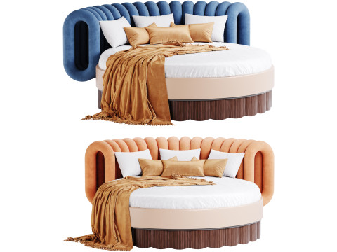 21st Century Post Future Bed 3D Model