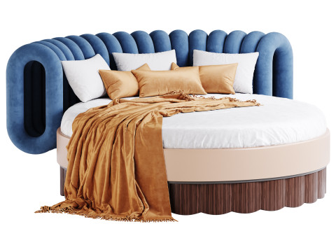 21st Century Post Future Bed 3D 모델