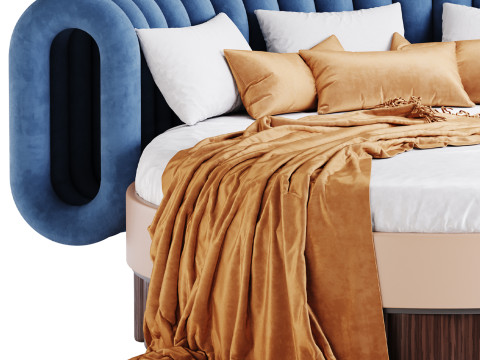 21st Century Post Future Bed 3D 모델