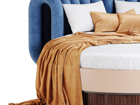 21st Century Post Future Bed 3D 모델