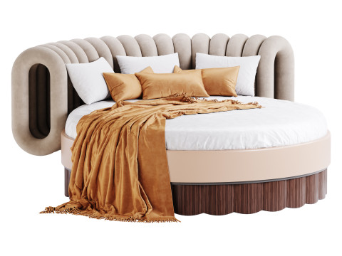 21st Century Post Future Bed 3D 모델