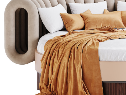 21st Century Post Future Bed 3D 모델