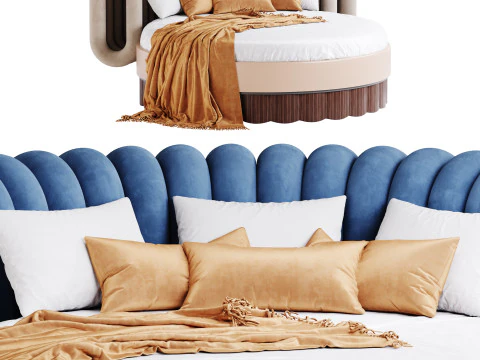 21st Century Post Future Bed 3D Model