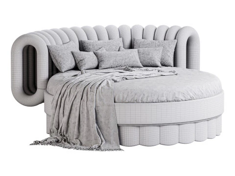 21st Century Post Future Bed 3D Model