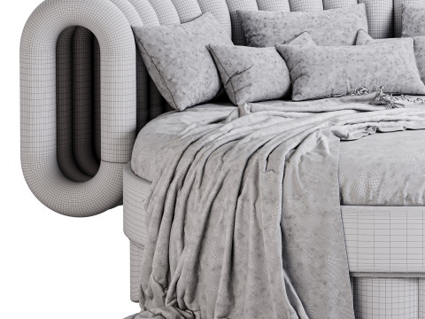 21st Century Post Future Bed 3D 모델