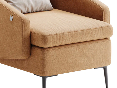 Armchair C119 3D Model