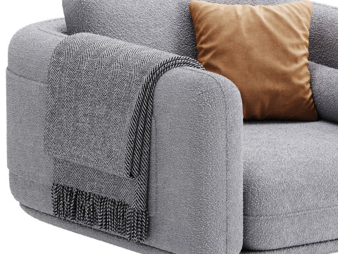 Armchair C125 Modèle 3D