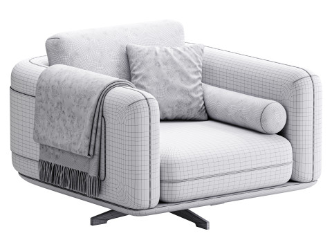 Armchair C125 Modèle 3D