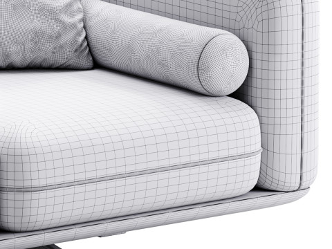 Armchair C125 Modèle 3D