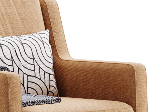 Armchair George Modèle 3D