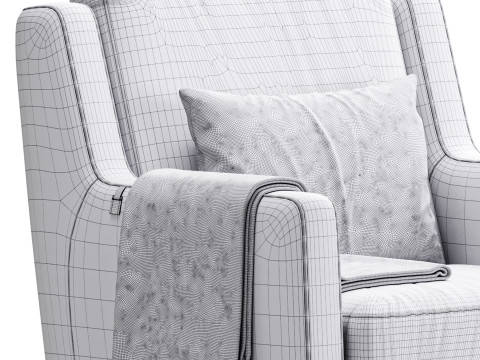 Armchair George Modèle 3D
