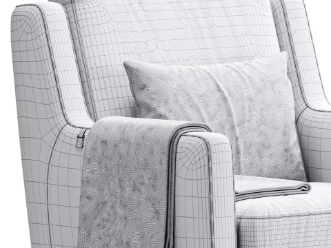 Armchair George 3D Model