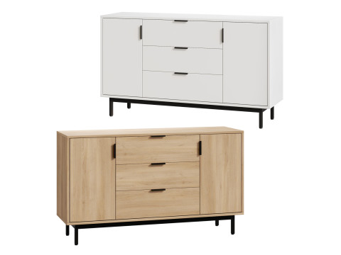 Atwell 3-Drawer Dresser 3D 模型