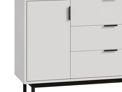 Atwell 3-Drawer Dresser 3D Model