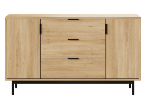 Atwell 3-Drawer Dresser 3D Model