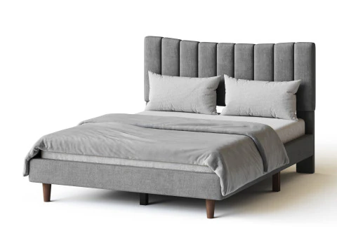 Aukfa Queen Upholstered Bed 3D Model