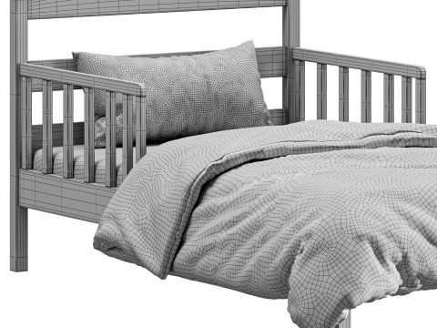 Baby Cot Baby Relax Jackson Kids Modello 3D