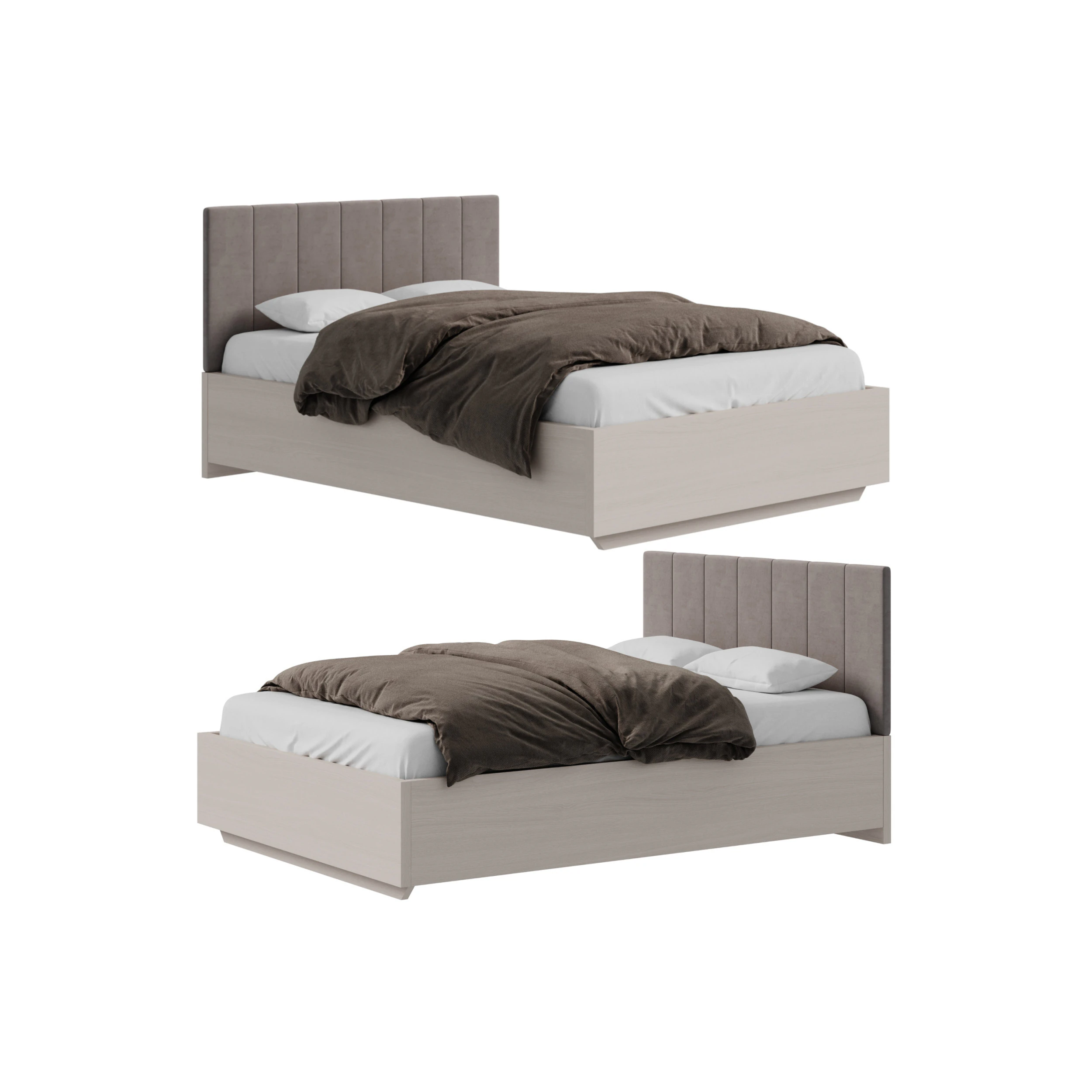 Bed 031 M1 3D Model .c4d .max .obj .3ds .fbx .stl .blend 