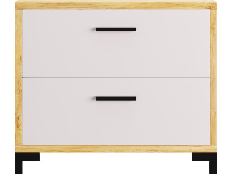 Bedside table Cleveland Wood 3D Модель