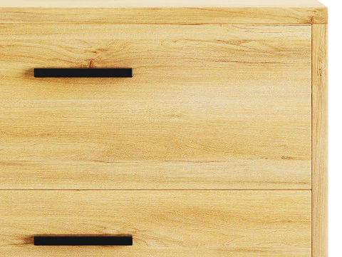 Bedside table Cleveland Wood 3D Model