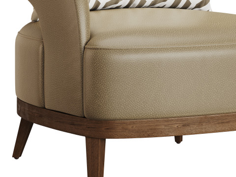 BOLERO UPHOLSTERED CHAIR 3D Model
