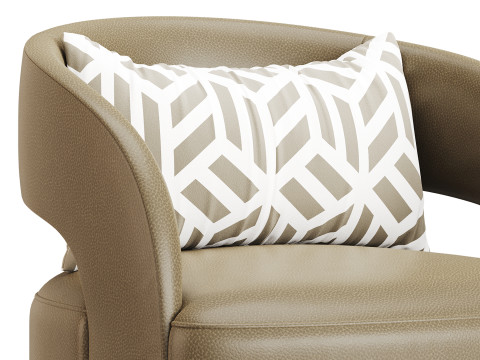 BOLERO UPHOLSTERED CHAIR 3D Model