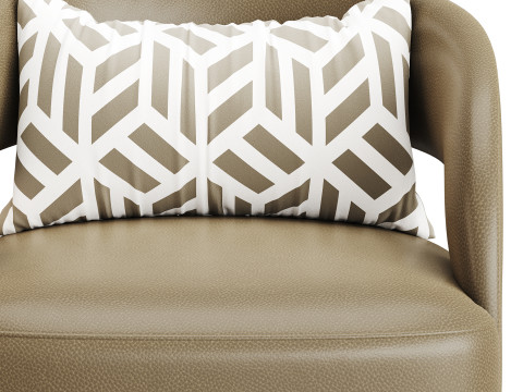 BOLERO UPHOLSTERED CHAIR 3D Model