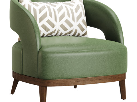 BOLERO UPHOLSTERED CHAIR 3D Model