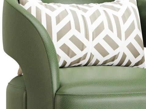 BOLERO UPHOLSTERED CHAIR 3D Model