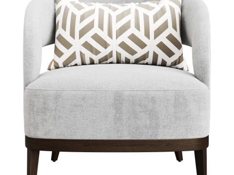 BOLERO UPHOLSTERED CHAIR 3D Model