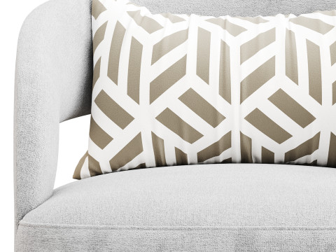 BOLERO UPHOLSTERED CHAIR 3D Model