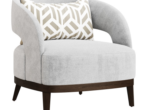 BOLERO UPHOLSTERED CHAIR 3D Model