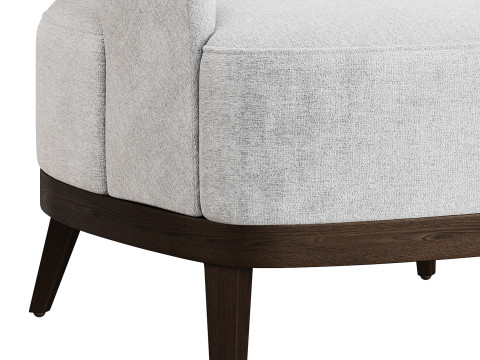 BOLERO UPHOLSTERED CHAIR 3D Model