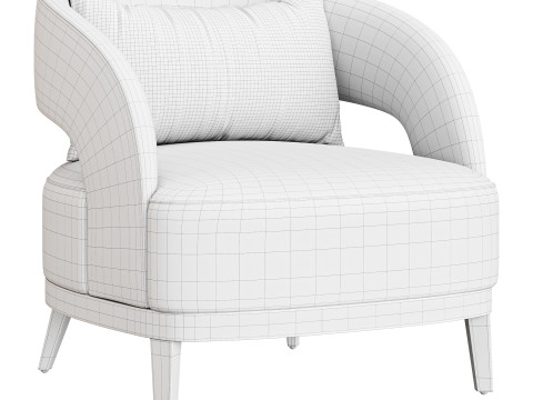 BOLERO UPHOLSTERED CHAIR 3D Model