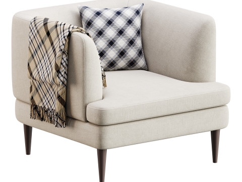 Armchair C105 Modello 3D