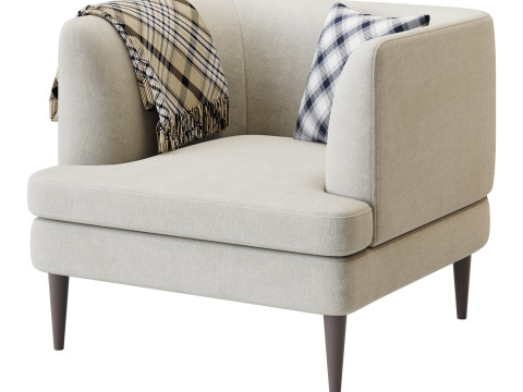 Armchair C105 Modello 3D