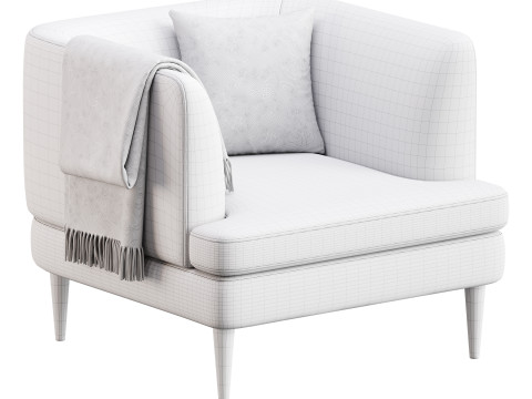 Armchair C105 Modello 3D