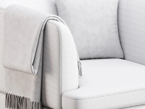 Armchair C105 3D Model