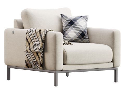 Armchair C207 3D 모델